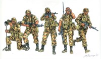 6168  фигуры  U.S. Infantry (1980s) (1:72) 8001283061681