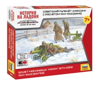 6220  фигуры  Советский пулемёт «Максим» с расчётом, зима 1941-1943 (1:72) 4600327062208
