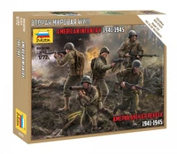 6278  фигуры  Американская пехота 1941-1945  (1:72) 4600327062789
