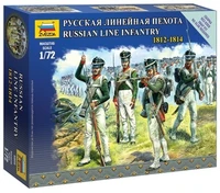 6808  фигуры  Русская линейная пехота   (1:72) 4600327068088