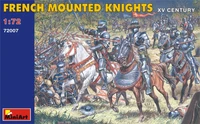 72007  фигуры  FRENCH MOUNTED KNIGHTS XV CENTURY  (1:72) 4820041100325