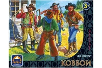 80022  фигуры  Ковбои, набор из 8 фигур (65 мм) 2000000072968