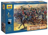 8024  фигуры  Французкие драгуны 1812 гг. (1:72) 4600327080240
