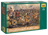 8060  фигуры  Английская пехота  100-летней войны (1:72) 4600327080608
