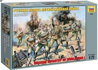 8082  фигуры  Русская пехота 1 Мировой войны (1:72) 4600327080820