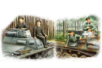 84419  фигуры  German Panzer Crew Set  (1:35) 6939319244192