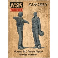 ASK48003  фигуры  Набор Пилоты ВКС России "Разбор полёта" (Сирия)  (1:48) 2000000181875