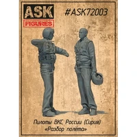 ASK72003  фигуры  Набор Пилоты ВКС России "Разбор полёта" (Сирия)  (1:72) 2000000181998