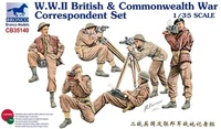 CB35140  фигуры  W.W.II British &amp; Commonwealth War Correspondent Set  (1:35) 454403269952