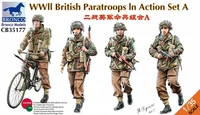 CB35177  фигуры  WWII British Paratroops in Action Set A  (1:35) 454403272639