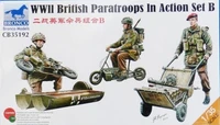 CB35192  фигуры  WWII British Paratroops in Action Set B  (1:35) 4544032726409