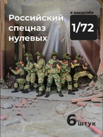 DMR720007  фигуры  Российский спецназ "нулевых", 6 фигур  (1:72) 2000002195719