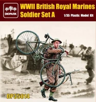 DP35014  фигуры  WWII British Royal Marines Soldier Set A  (1:35) 4589936636461