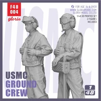 F48004  фигуры  USMC LHA/LHD Ground crew (2 figures)  (1:48) 2000002168126