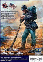MB35196  фигуры  A Quick Rest, After the Battle.Union Army Infantry Sergeant,72nd New York Regiment 2000000103884