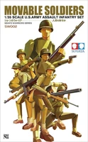 SW002  фигуры  U.S. Army Assault Infantry Set (Movable Soldiers)  (1:35) 6972444300098