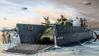 00347  флот  WWII US Navy LCM (3) Landing craft  (1:35) 6922803603476