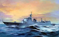 04530  флот  Фрегат  PLA DDG-170 "Ланчжоу" (1:350) 9580208045306