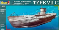 05093  флот  German Submarine Deutsches U-Boot Type VIIC  (1:350) 4009803050935