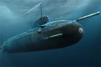83526  флот  Russian Navy Yasen Class SSN  (1:350) 6939319235268