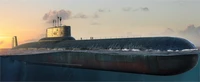 83532  флот  Russian Navy Typhoon Class SSBN  (1:350) 6939319235329