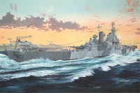 86517  флот  USS Iowa BB-61  (1:350) 6939319265173