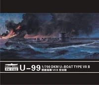 FH1102  флот  DKM U-Boat Type VII B U-99, 2 Kits in the Box  (1:700) 6921970400031