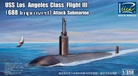 RN28007  флот  Подводная лодка USS Los Angeles Class Flight III (688 Improved)  (1:350) 6953391900043