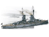 S.001  флот  "Kenig" WWI German Battleship (1:350) 2000000004143