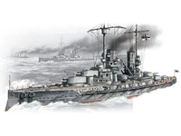S.002  флот  "Groser kurfurst" WWI German Battleship (1:350) 2000000004150