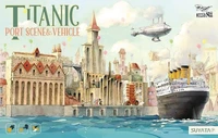 SL002  флот  Titanic Port Scene &amp; vehicles 6972444300005