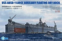 SP-7051  флот  USS ABSD-1 Large Auxiliary Floating Drydock  (1:700) 4897051422402