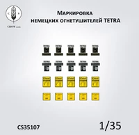 CS35107  декали  Маркировка немецких огнетушителей Tetra  (1:35) 2000002190134