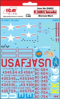 D4802  декали  B-26B/C Invader (Korean War)  (1:48) 4823044405459