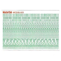 MCD35-001  декали  Литейные номера БТТ, объёмная декаль  (1:35) 2000002183044