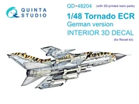 QD+48204  декали 3D Декаль интерьера кабины  Tornado ECR German (Revell) (с 3D деталями)  (1:48) 2000002145738