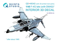 QD+48342  декали  3D Декаль интерьера кабины F-4G late (Meng) (с 3D-печатными деталями)  (1:48) 2000002137320