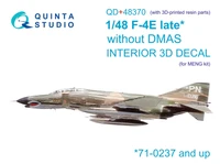 QD+48370  декали  3D Декаль интерьера кабины F-4E late без DMAS (Meng) (с 3D- деталями)  (1:48) 2000002137337