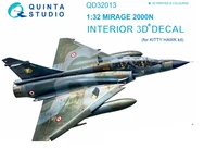 QD32013  декали  3D Декаль интерьера кабины Mirage 2000N (Kitty Hawk)  (1:32) 2000000180069