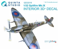 QD32018  декали  3D Декаль интерьера кабины Spitfire Mk.IX (Tamiya)  (1:32) 2000000180076