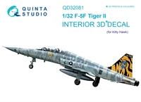 QD32081  декали 3D Декаль интерьера кабины  F-5F (для модели KittyHawk, Freedom Model Kits)  (1:32) 2000002145837