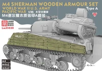 LM-35030  дополнения из дерева  M4 Sherman wooden armour Type A U.S. Army Pacific war  (1:35) 2000002153924