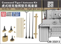 LM-35013  дополнения из металла  Command Tiger I antenna kit  (1:35) 2000002153795