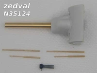 N35124  дополнения из металла  Набор деталей для КВ-1 (Ранний) с бронемаской  (1:35) 2000002163220