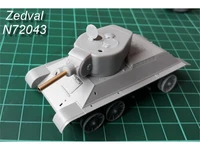 N72043  дополнения из металла  Набор деталей для Танк-34-122  (1:72) 2000002194965