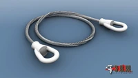 RS95012  дополнения из металла  Трос витой + коуши для танков ИС и машин на их базе  (1:35) 2000002186052