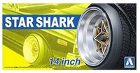05258  дополнения из пластика  Opony Star Shark 14inch  (1:24) 4905083052587