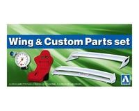 05973  дополнения из пластика  The Tuned Parts Wing &amp; Custom Parts Set  (1:24) 4905083059739