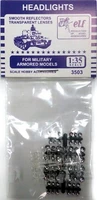3503  дополнения из пластика  Headlights. For military armored models. 48шт.  (1:35) 2000000128818