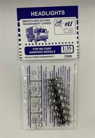 3508  дополнения из пластика  Headlights. For military armored models. 14шт.  (1:35) 2000000231907